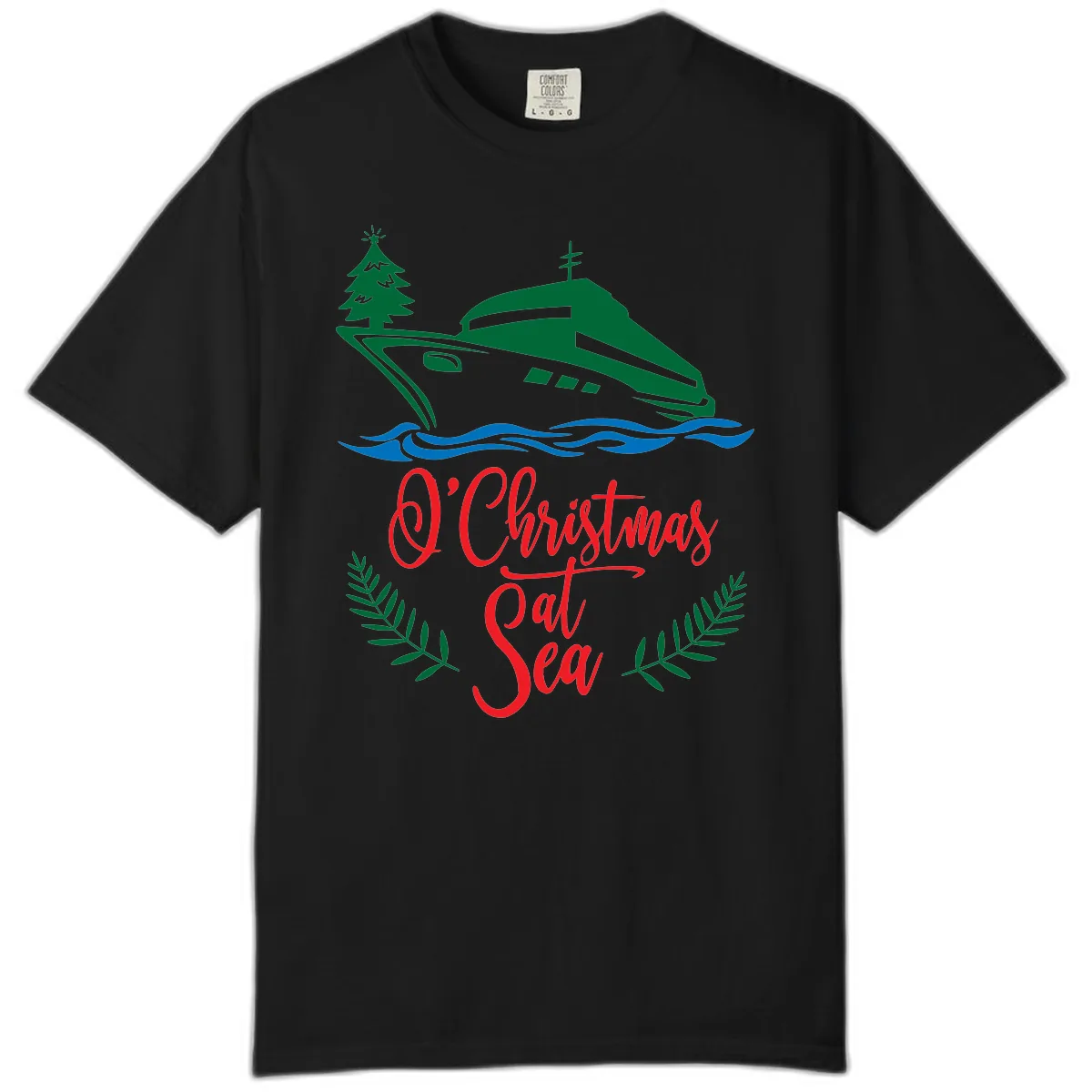 O Christmas At Sea Comfort Color in Black