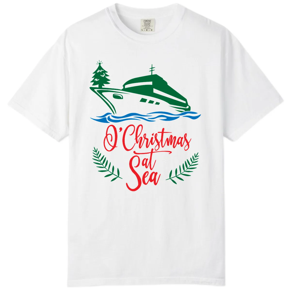 O Christmas At Sea Comfort Color in White