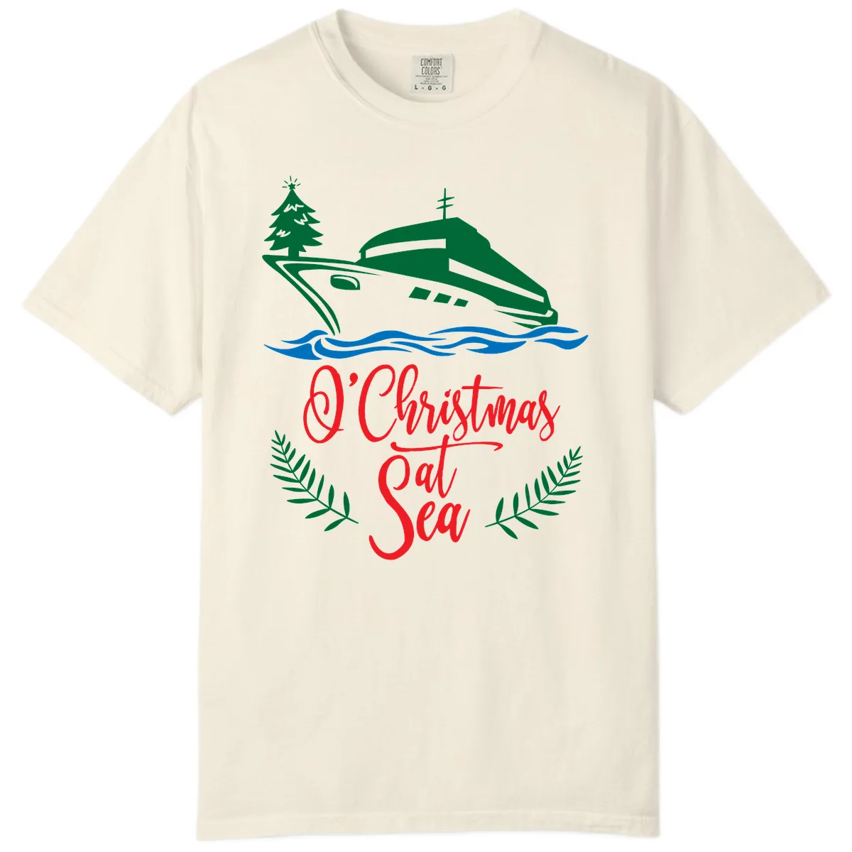 O Christmas At Sea Comfort Color in Ivory