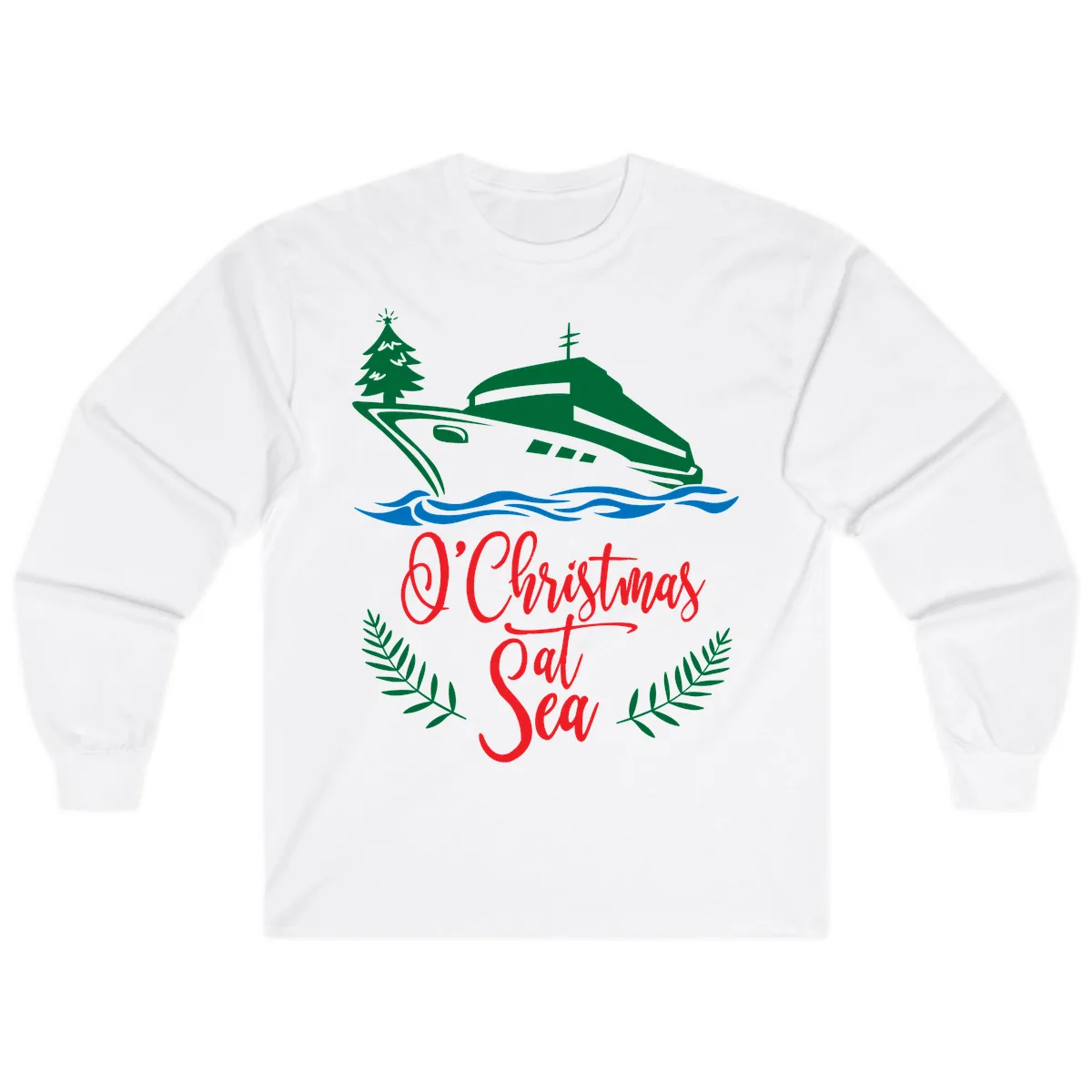 O Christmas At Sea Long Sleeve in White