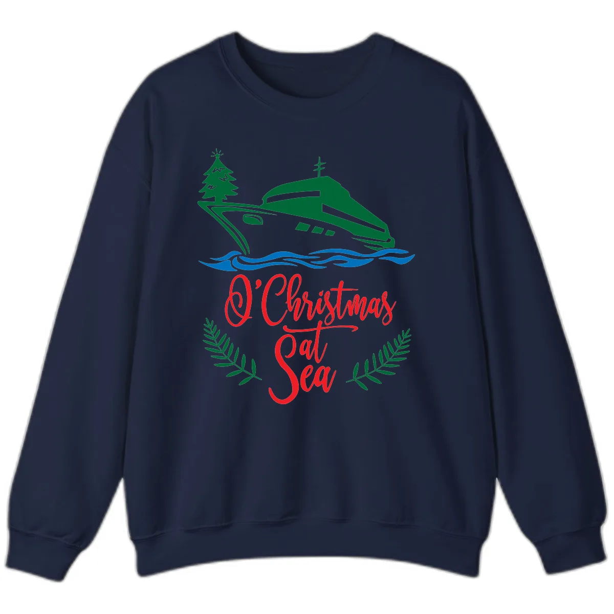 O Christmas At Sea Sweatshirt in Navy
