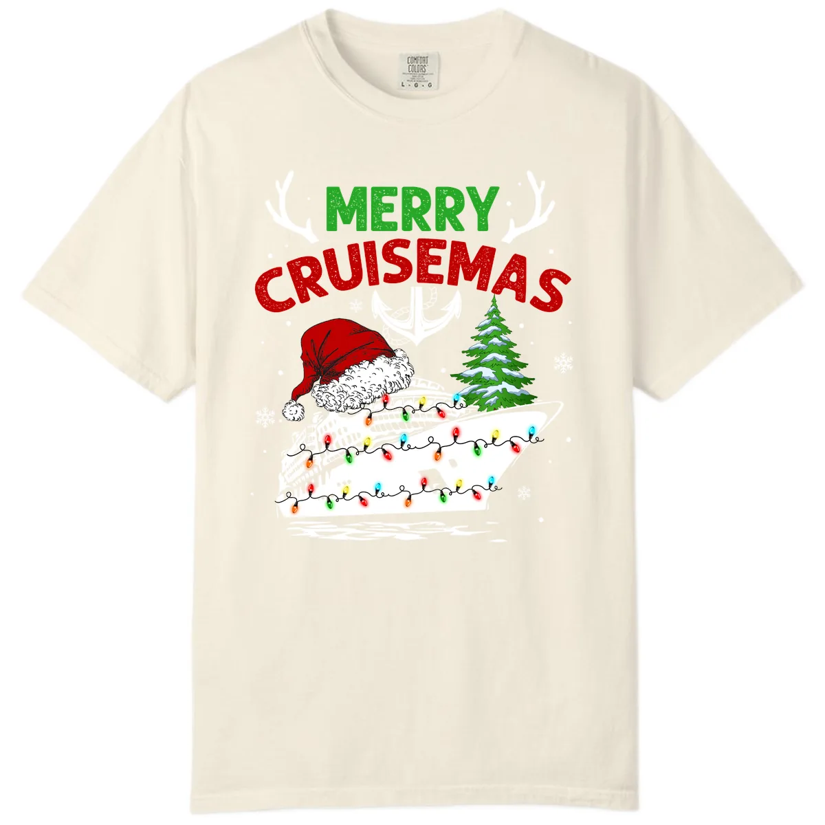 Merry Cruisemas Comfort Color in Ivory