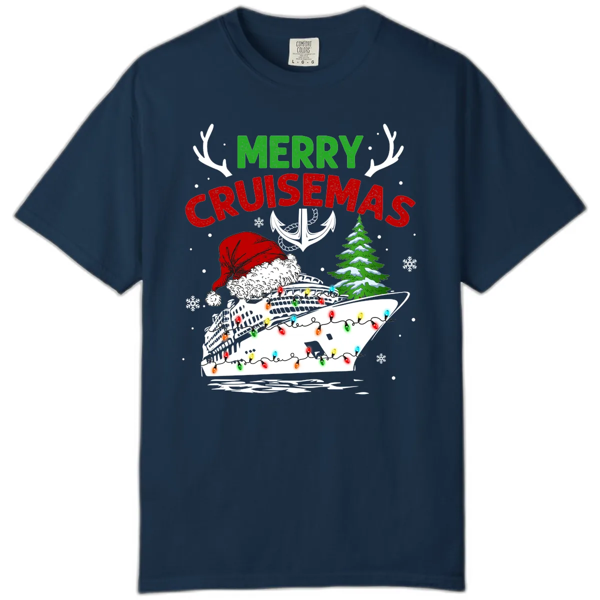 Merry Cruisemas Comfort Color in True Navy