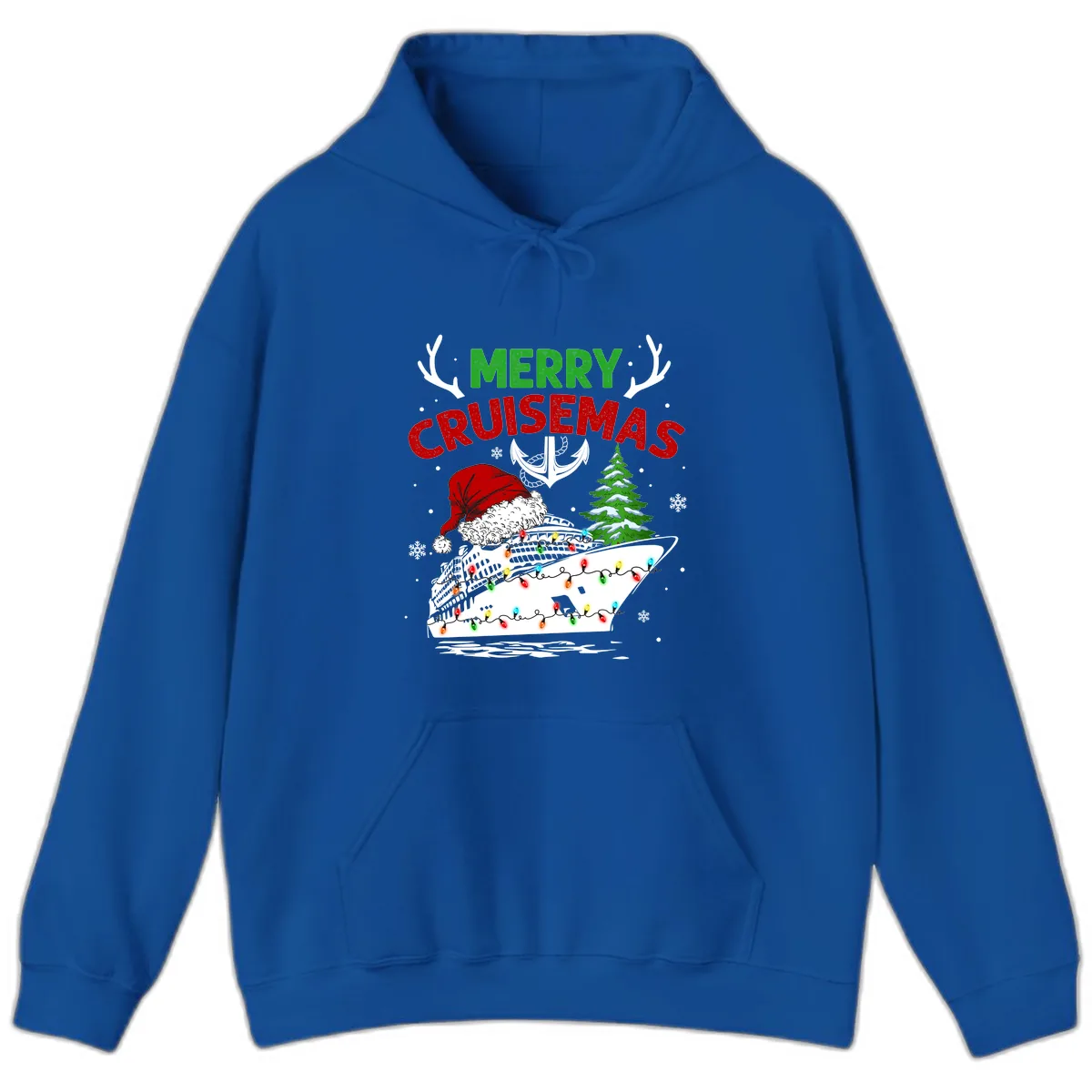 Merry Cruisemas Hoodie in Royal