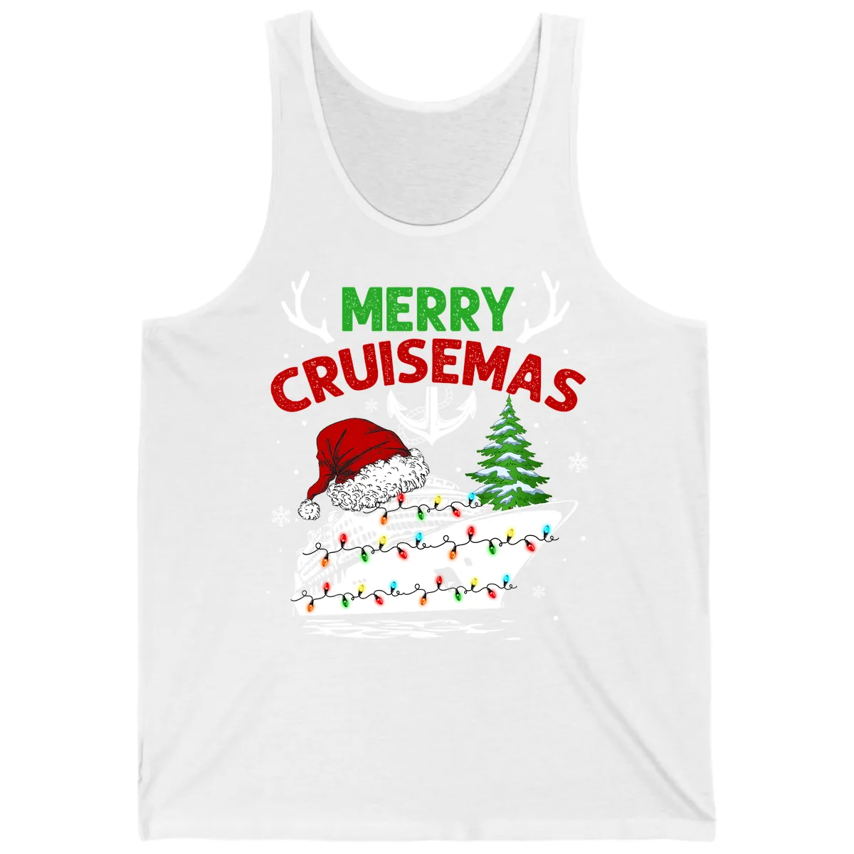 Merry Cruisemas Tank in White
