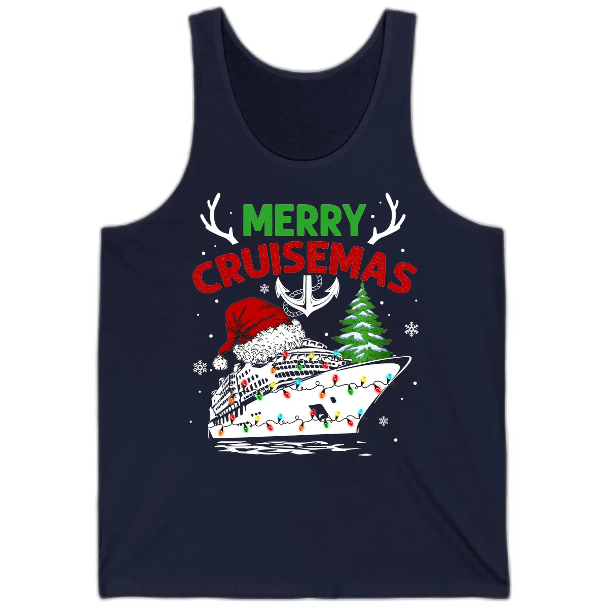 Merry Cruisemas Tank in Navy