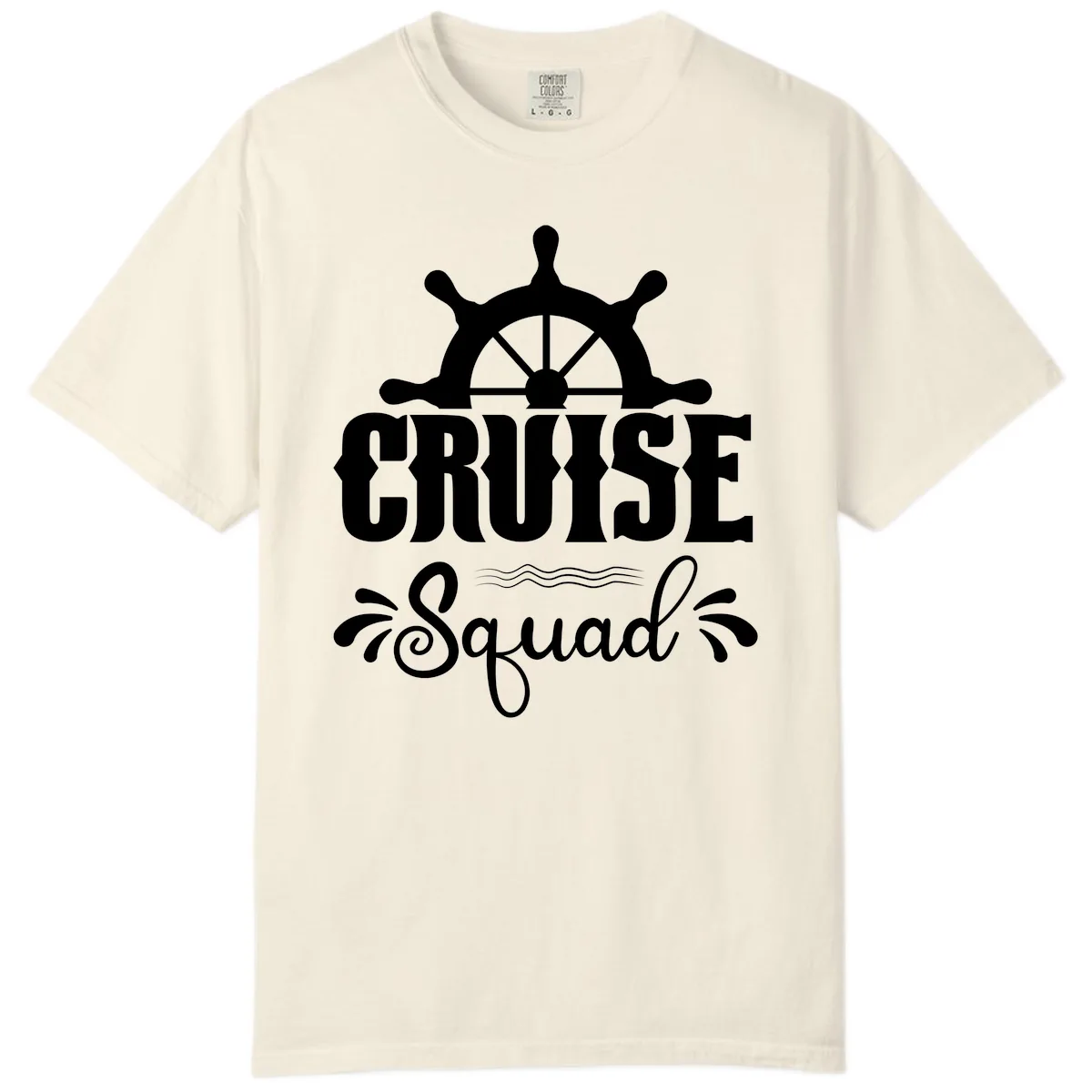 Cruise Squad Ship Wheel Comfort Color in Ivory