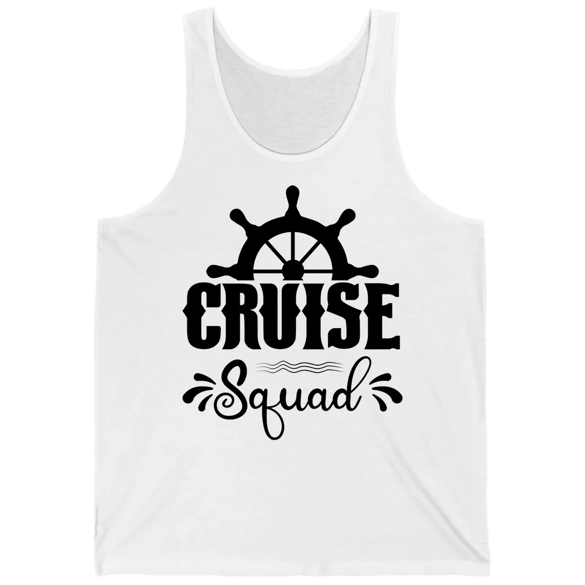 Cruise Squad Ship Wheel Tank in White