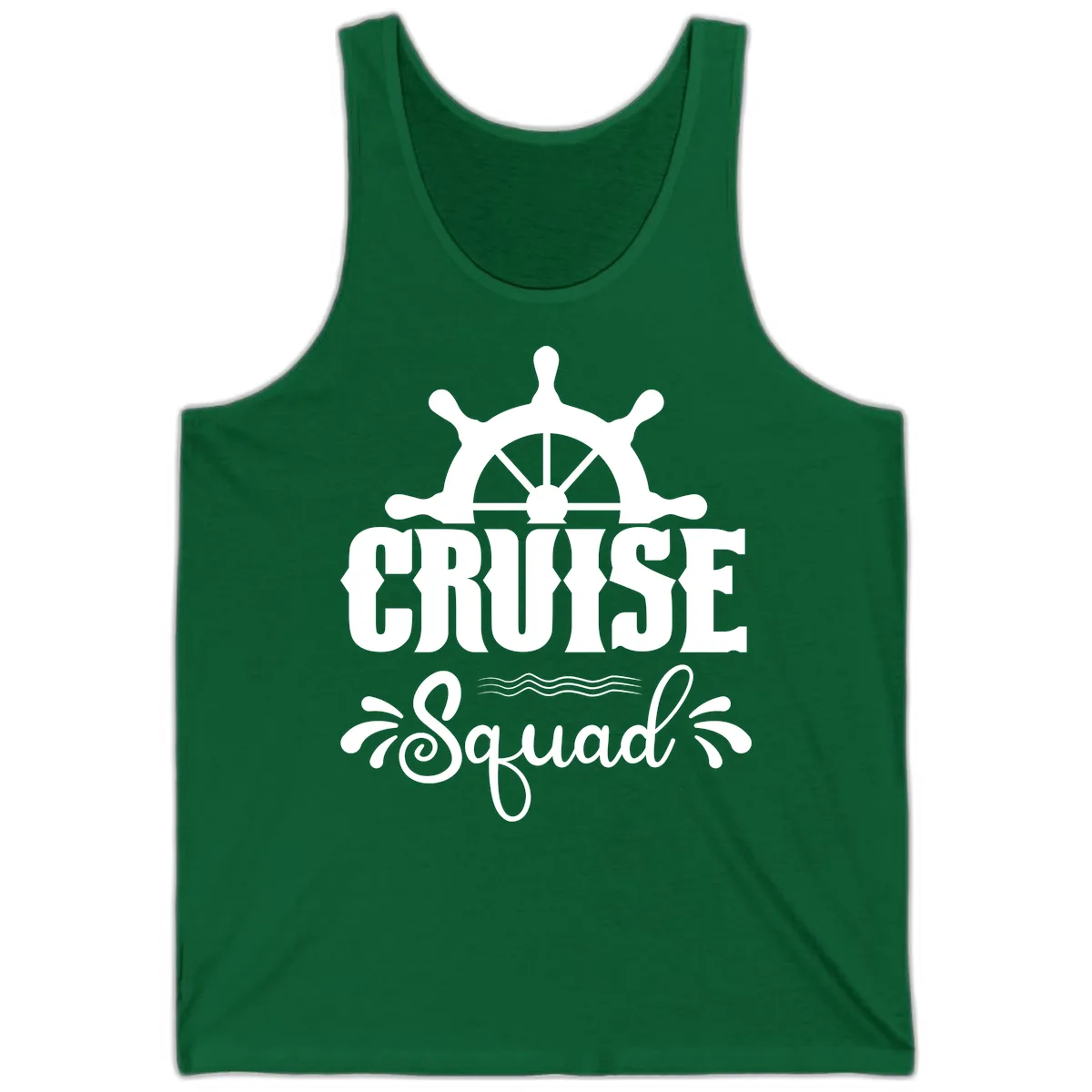 Cruise Squad Ship Wheel Tank in Kelly
