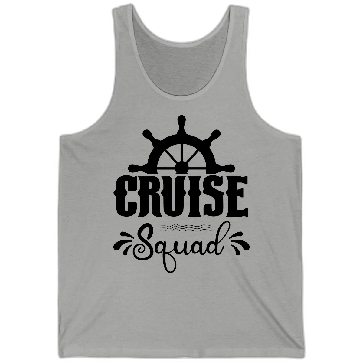Cruise Squad Ship Wheel Tank in Athletic Heather
