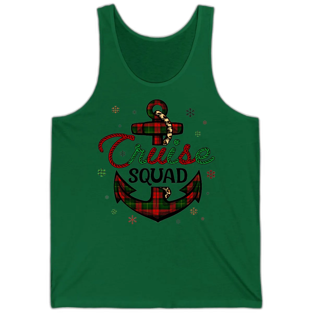 Cruise Squad Anchor Holiday Tank in Kelly