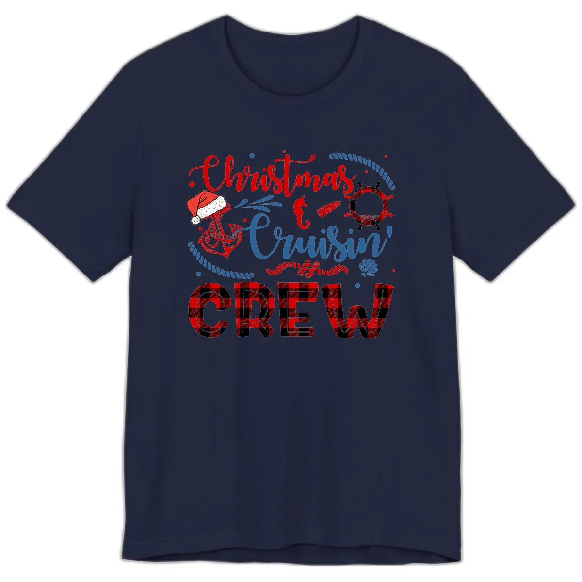 Christmas Cruisin' Cousin Crew Premium T-Shirt in Navy