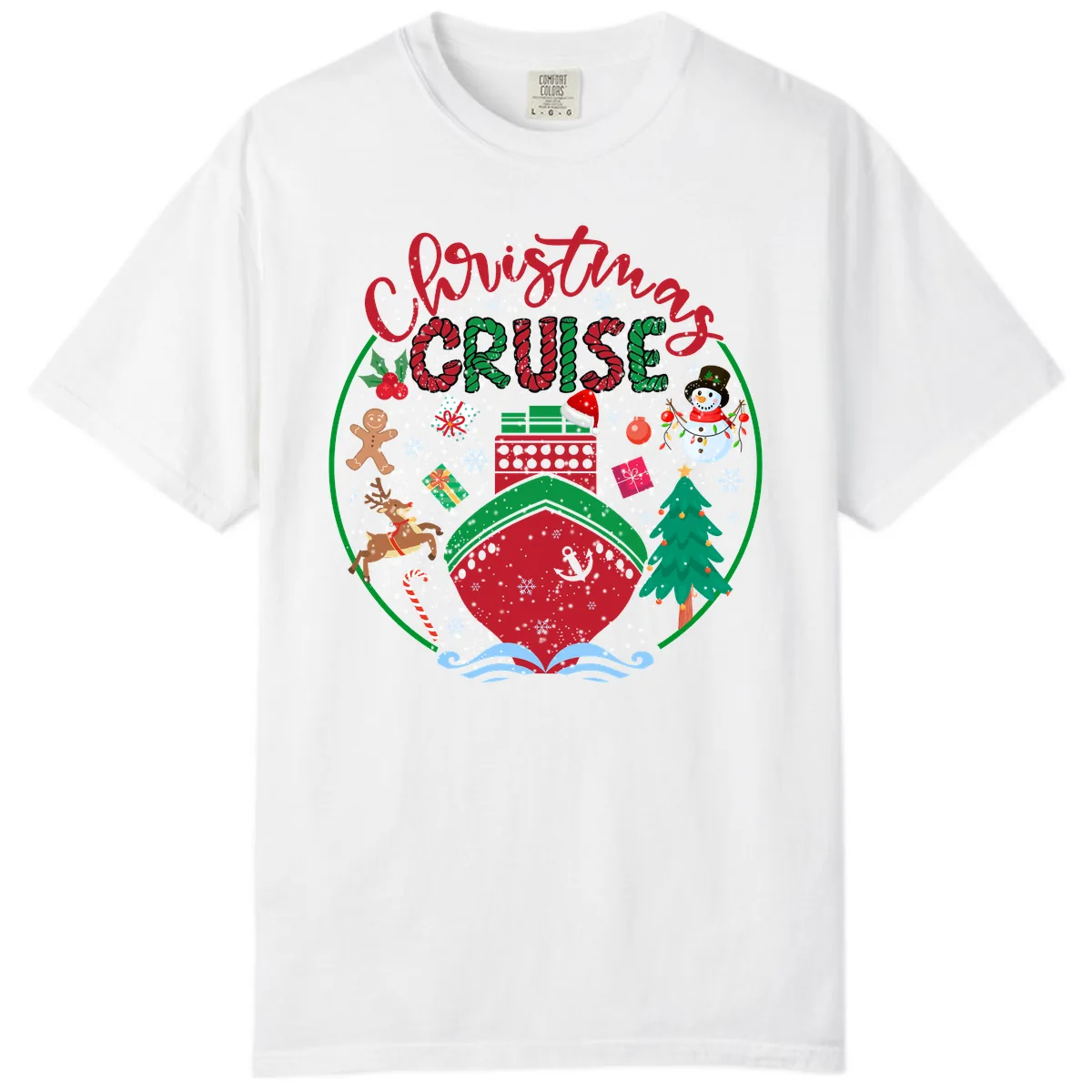 Cruising Cheer Holiday Comfort Color in White