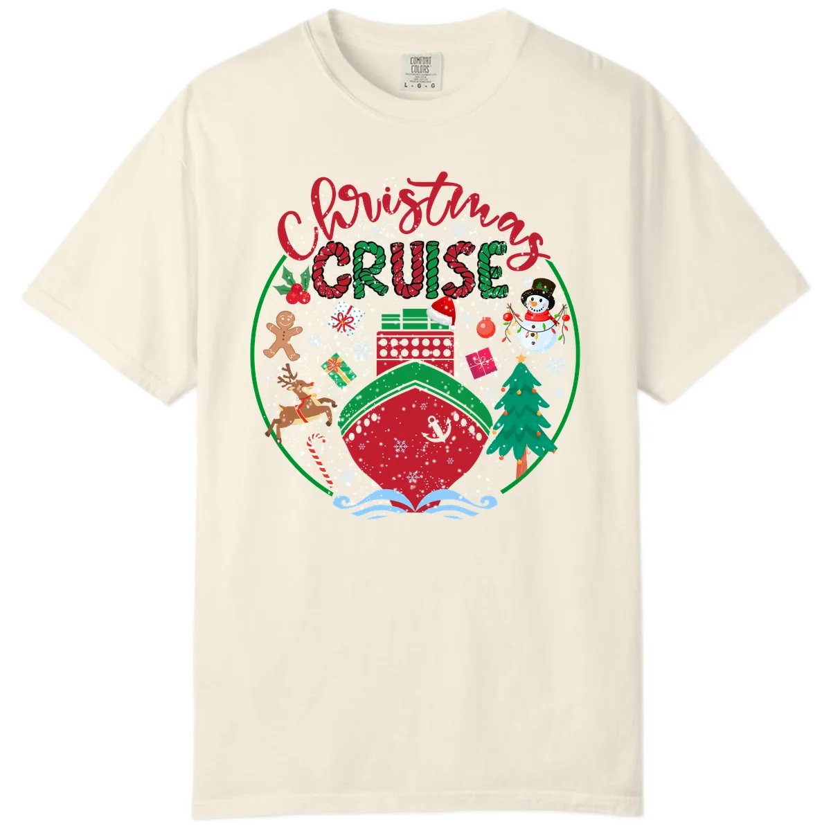 Cruising Cheer Holiday Comfort Color in Ivory