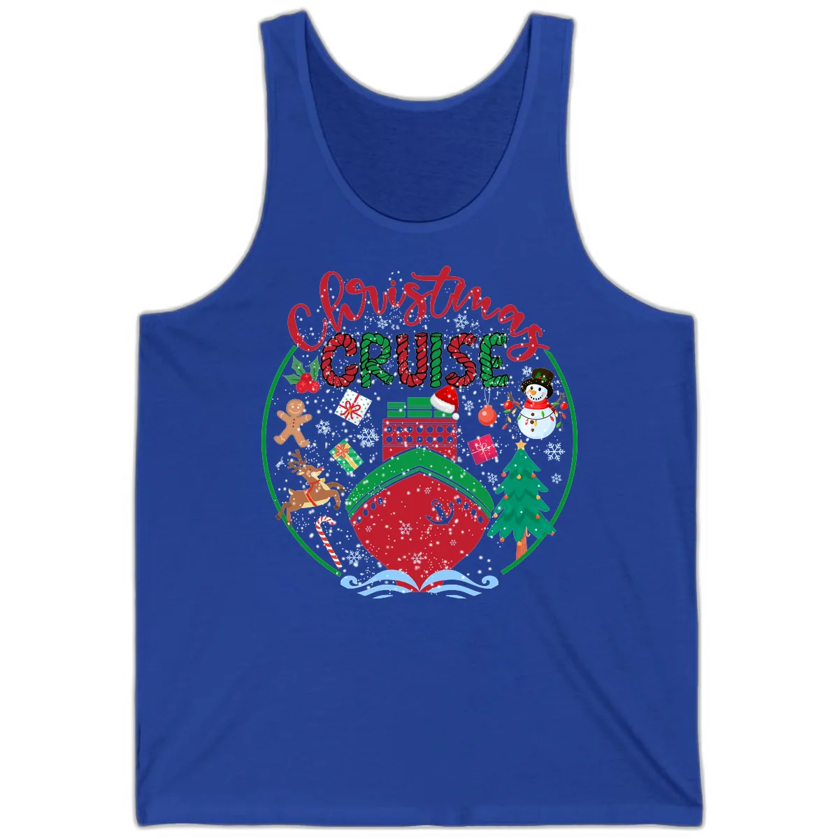 Cruising Cheer Holiday Tank in True Royal