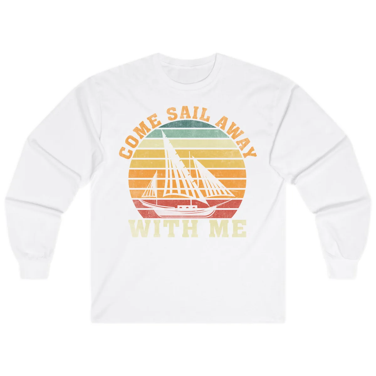 Come Sail Away With Me Long Sleeve in White