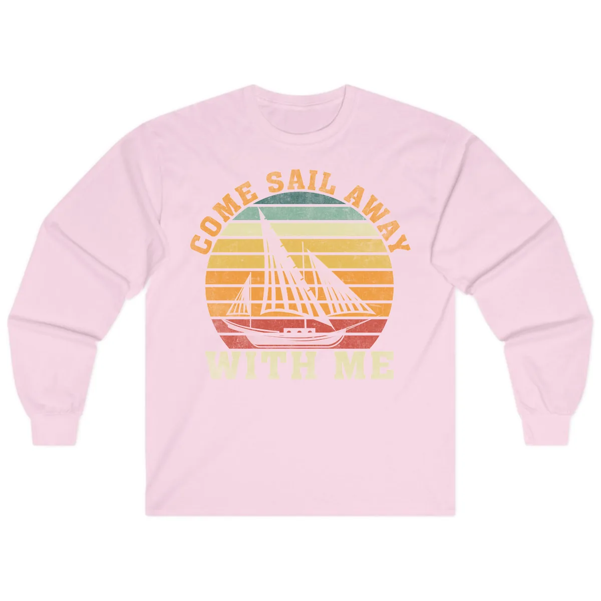 Come Sail Away With Me Long Sleeve in Light Pink
