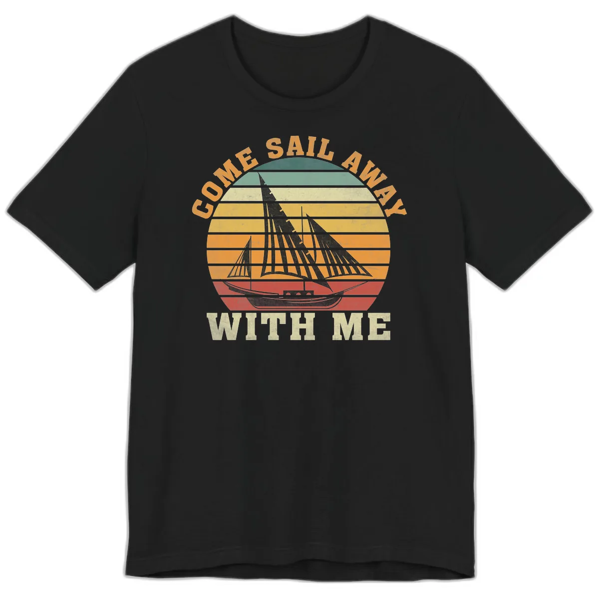 Come Sail Away With Me Premium T-Shirt in Black