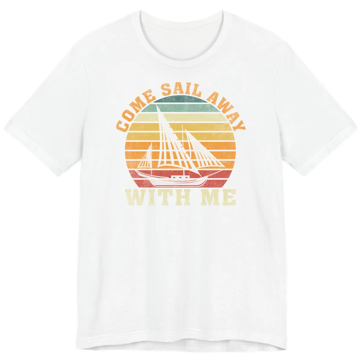 Come Sail Away With Me Premium T-Shirt in White
