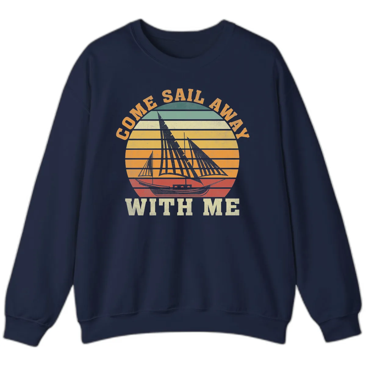 Come Sail Away With Me Sweatshirt in Navy