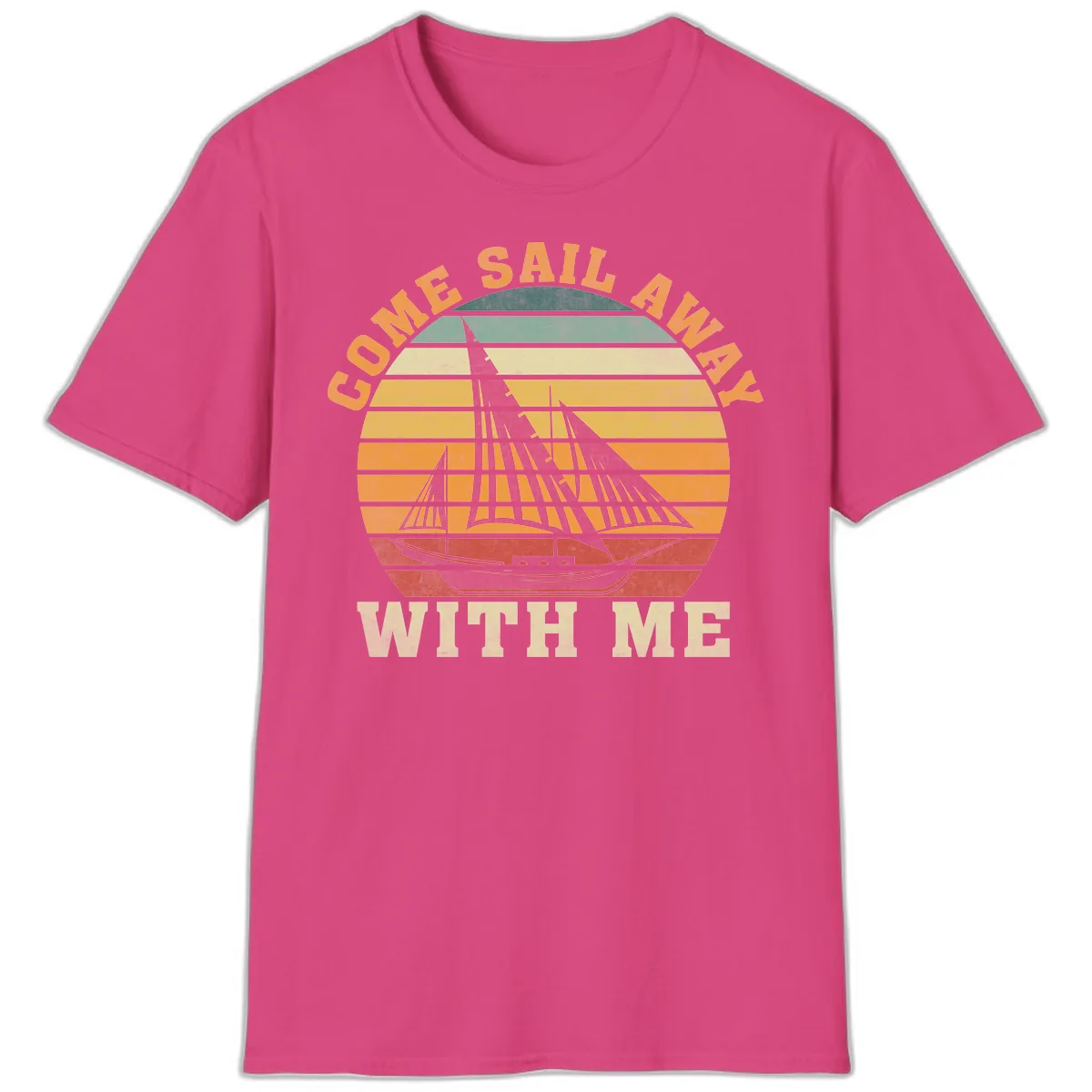 Come Sail Away With Me T-Shirt in Heliconia