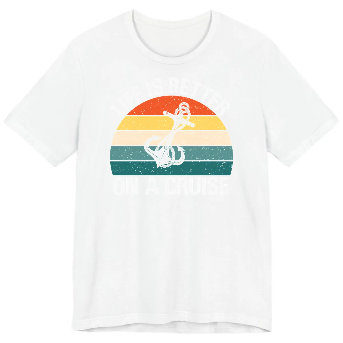 Life Is Better On A Cruise Premium T-Shirt in White