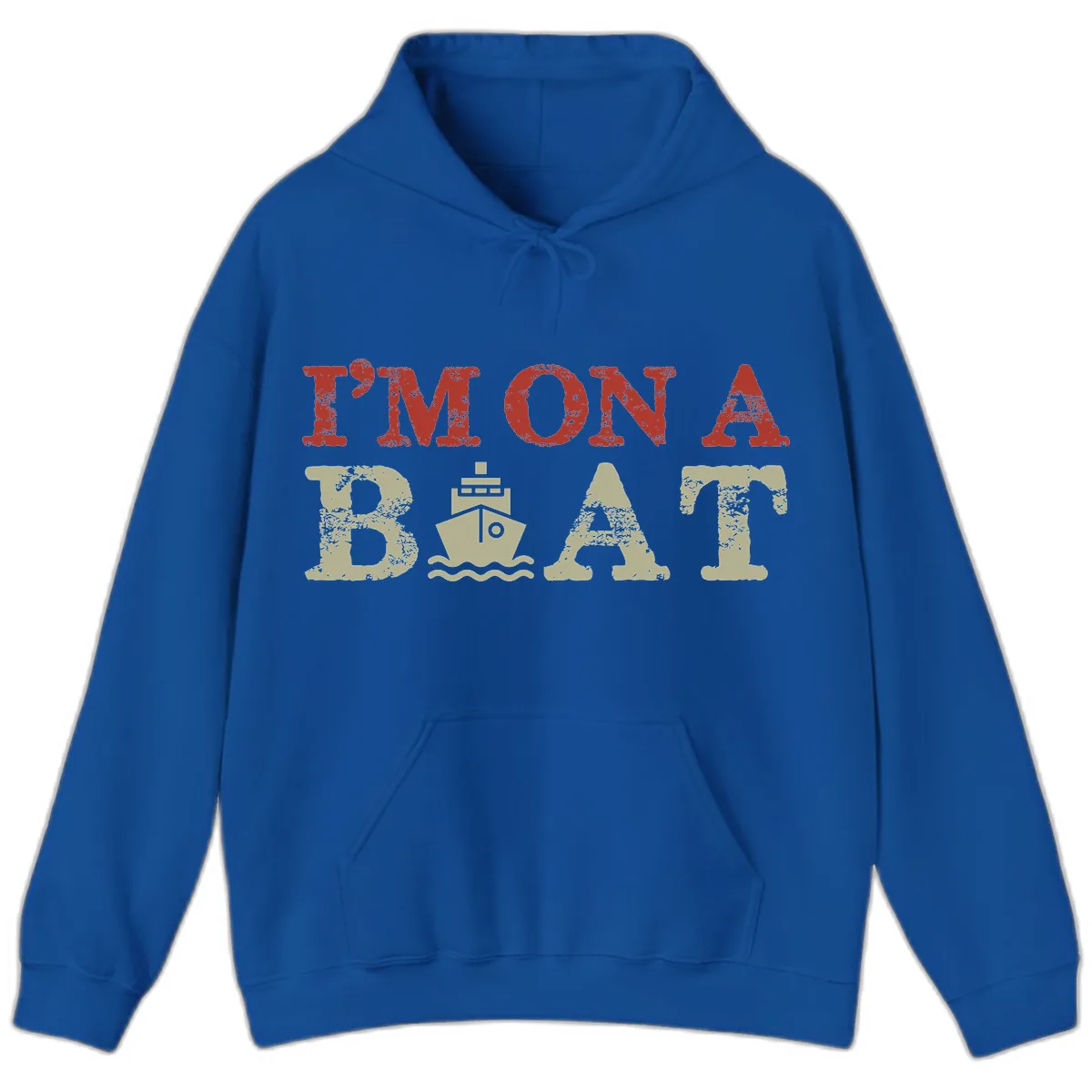 I'm On A Boat Cruise Hoodie in Royal