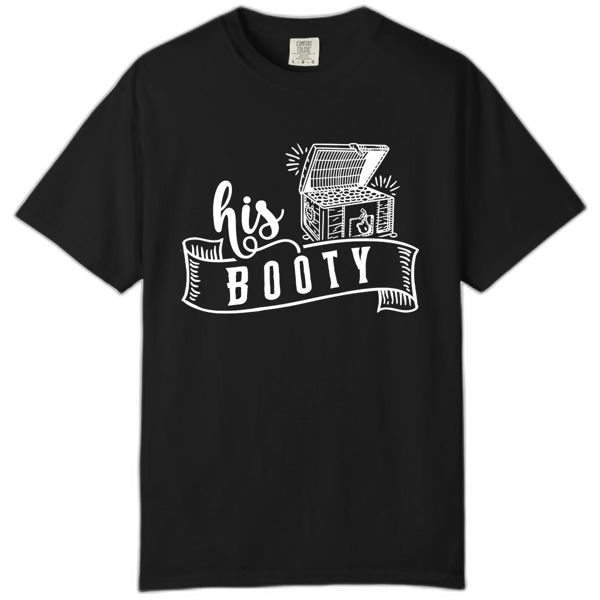 His and Hers Booty Cruise Comfort Color in Black