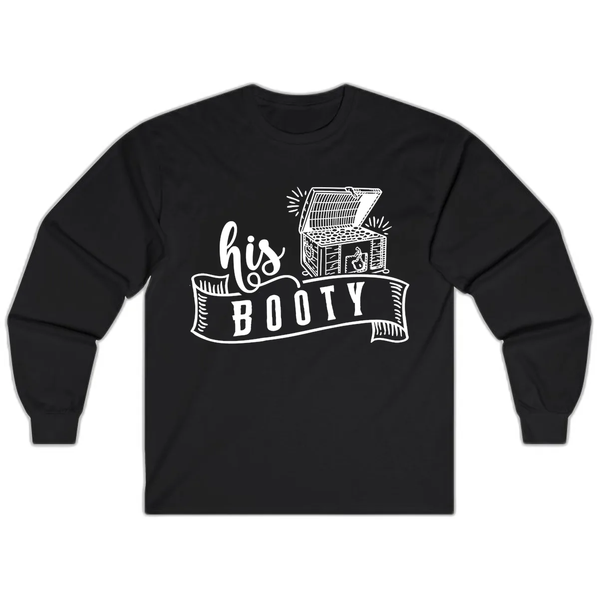 His and Hers Booty Cruise Long Sleeve in Black