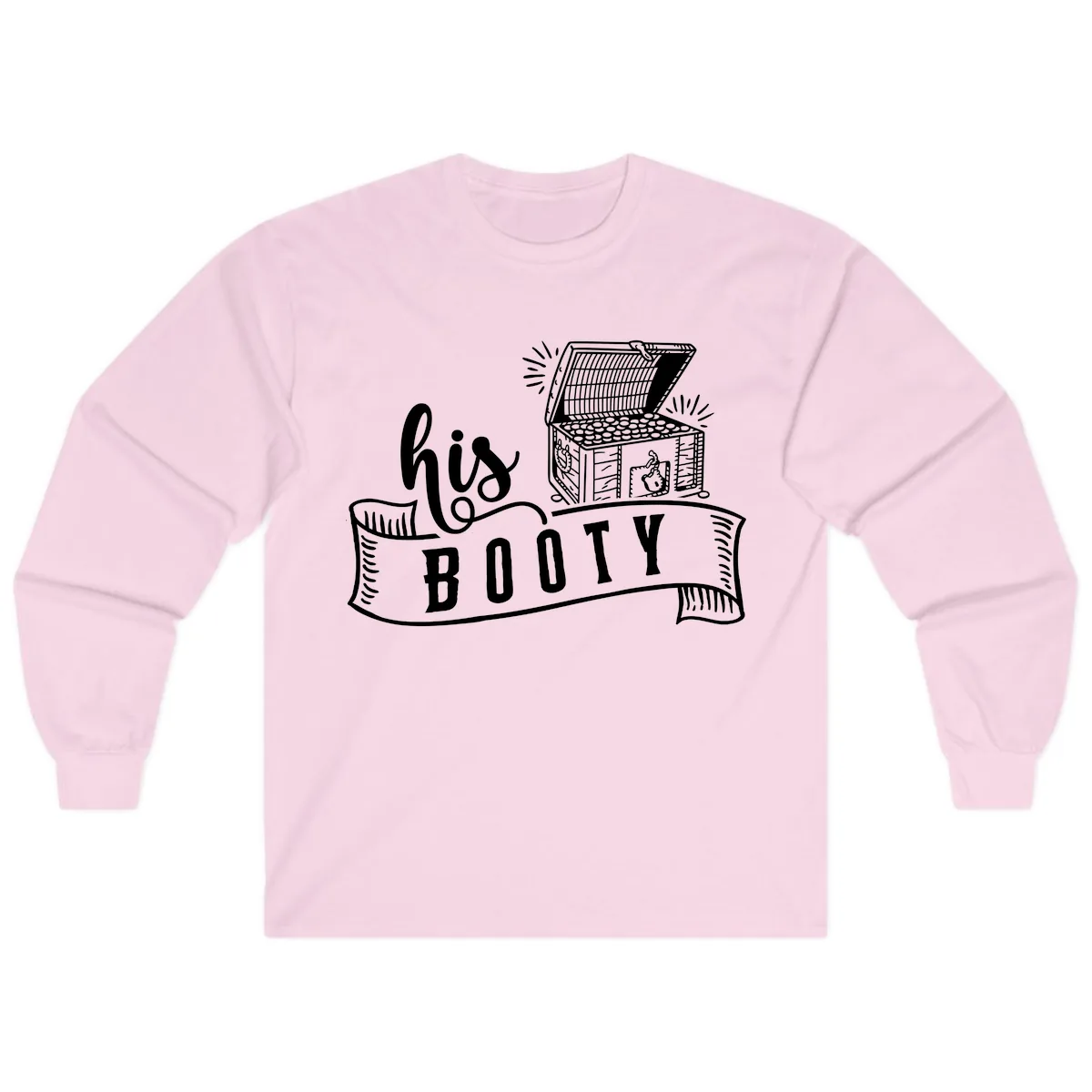 His and Hers Booty Cruise Long Sleeve in Light Pink