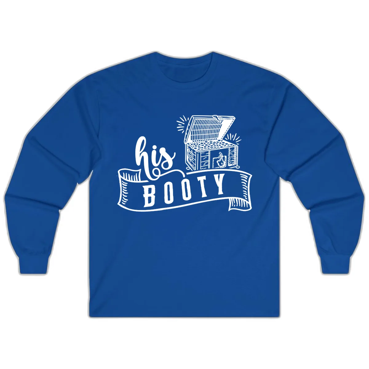 His and Hers Booty Cruise Long Sleeve in Royal