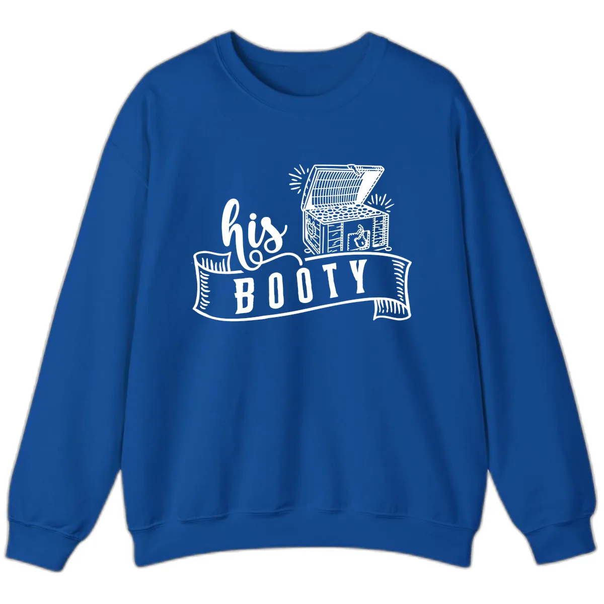 His and Hers Booty Cruise Sweatshirt in Royal