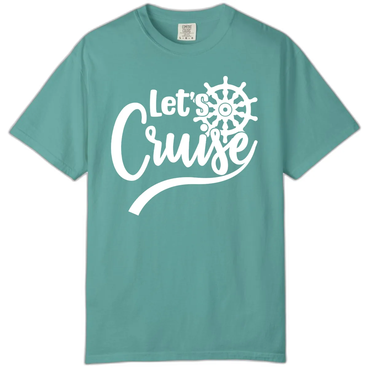 Let's So Swig Comfort Color in Seafoam