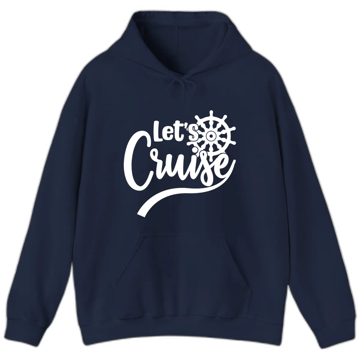 Let's So Swig Hoodie in Navy