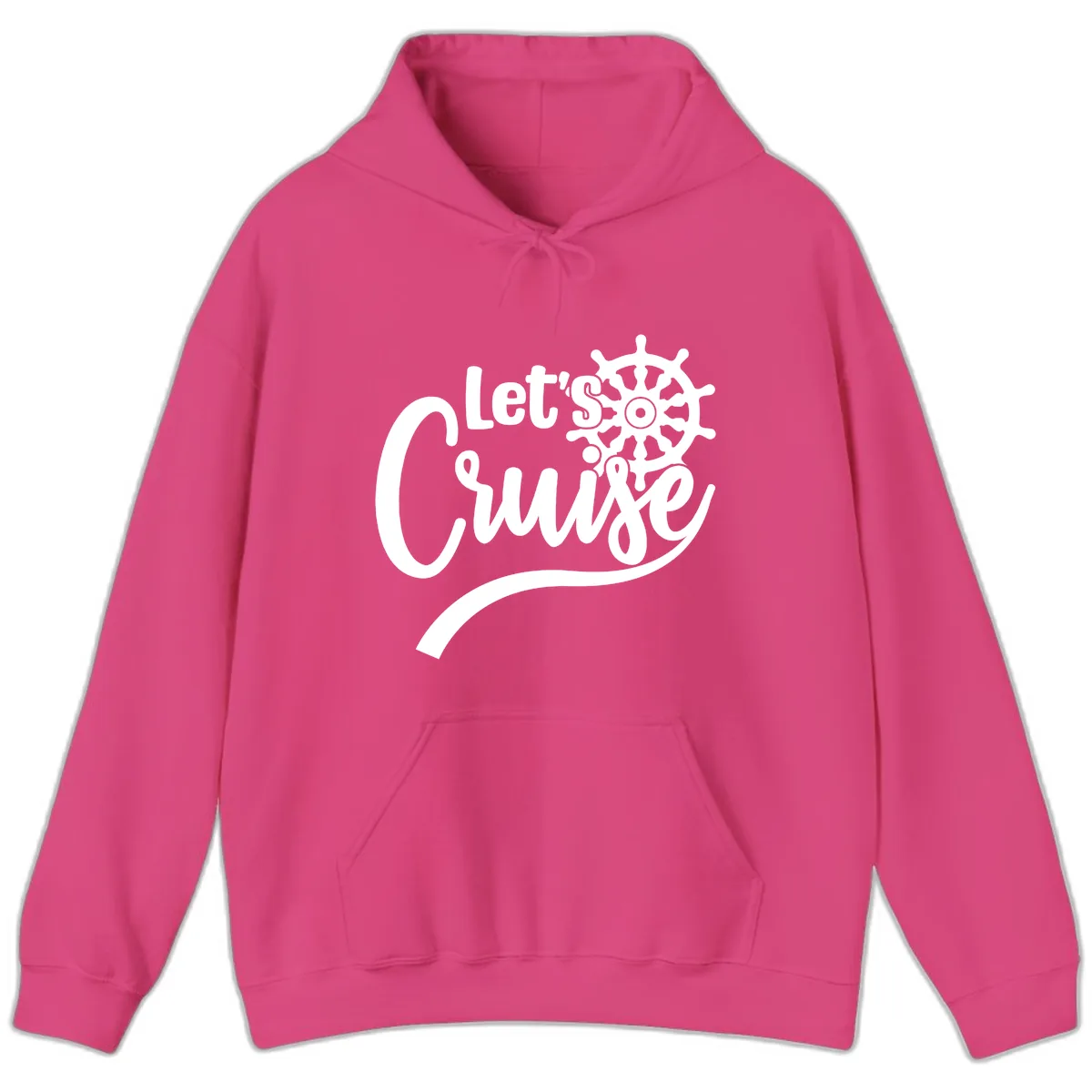 Let's So Swig Hoodie in Heliconia