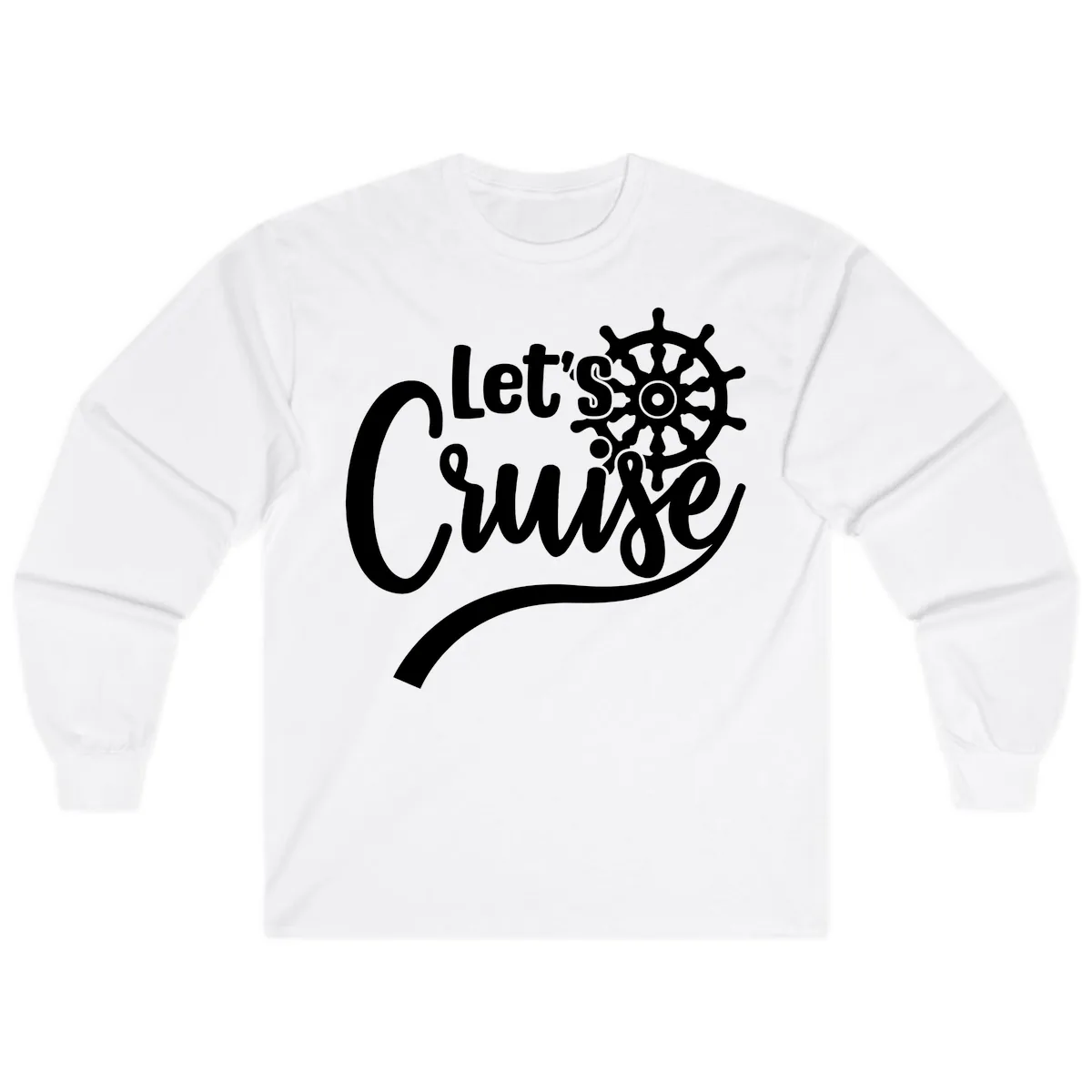 Let's So Swig Long Sleeve in White