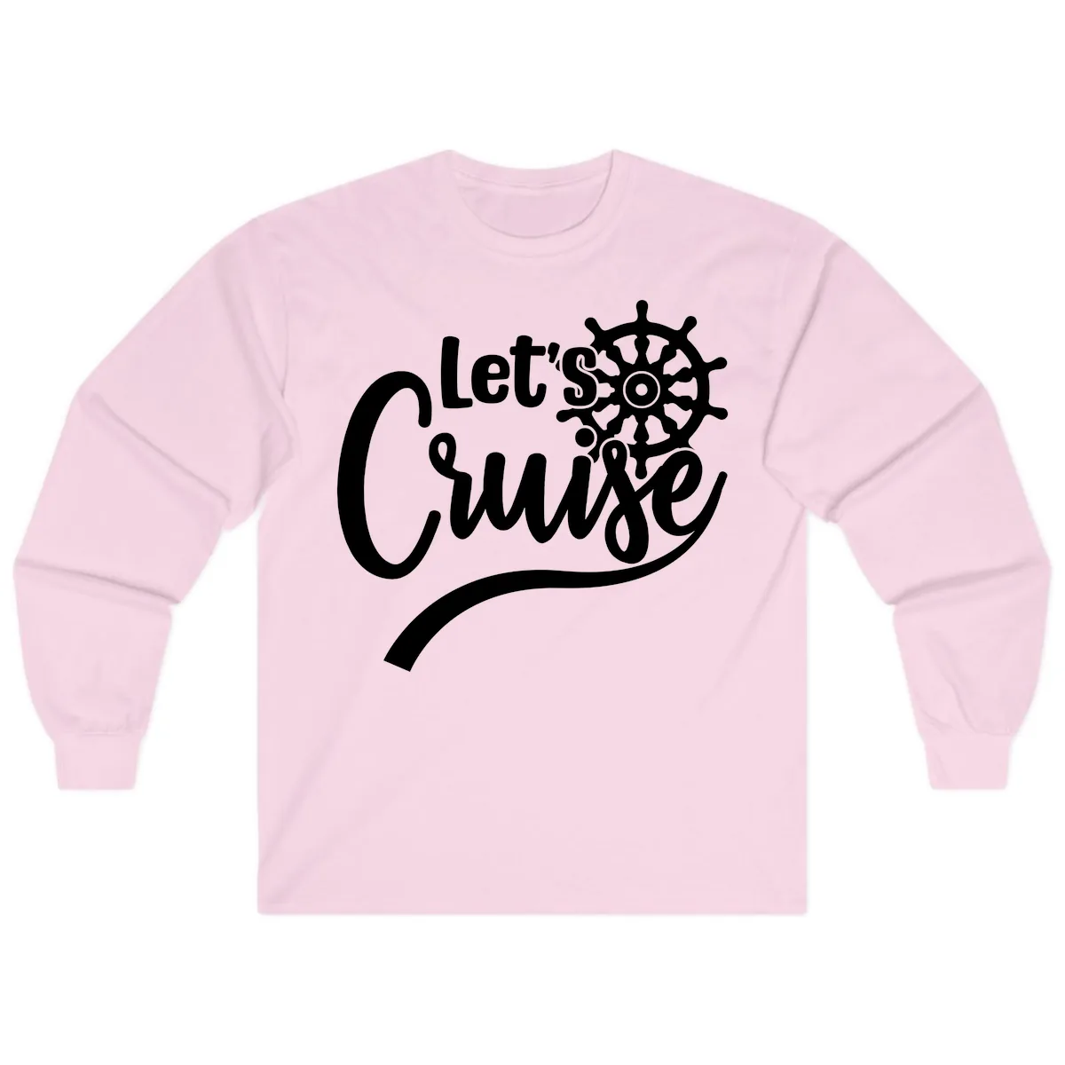 Let's So Swig Long Sleeve in Light Pink