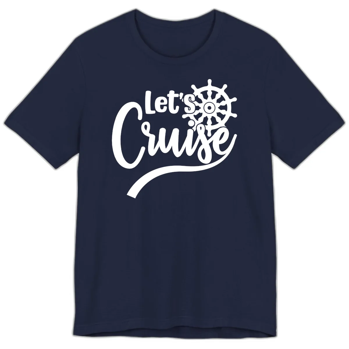 Let's So Swig Premium T-Shirt in Navy