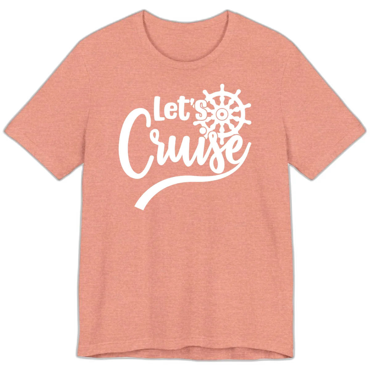 Let's So Swig Premium T-Shirt in Heather Sunset