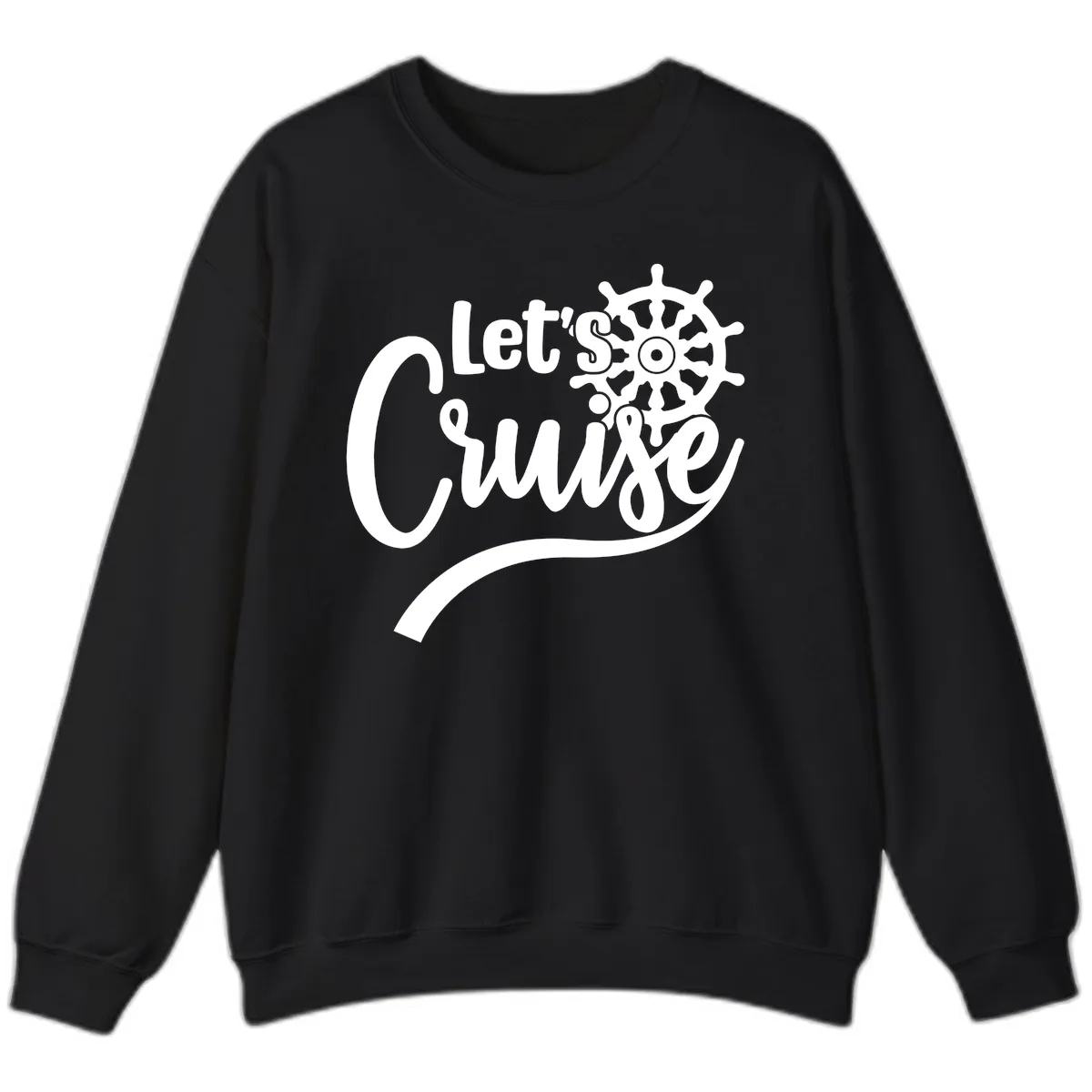 Let's So Swig Sweatshirt in Black