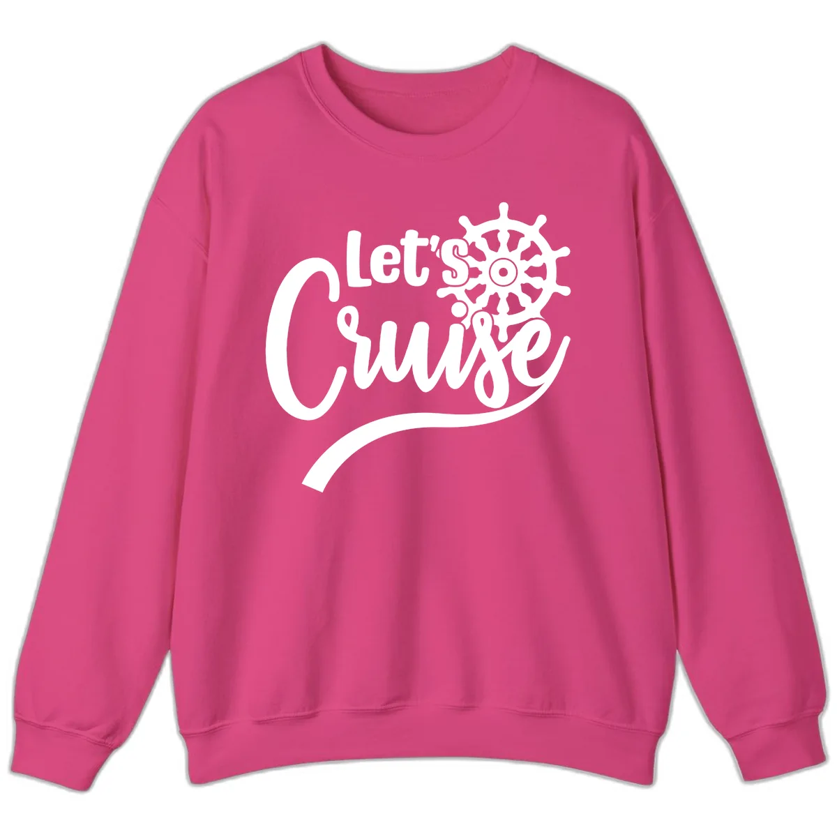 Let's So Swig Sweatshirt in Heliconia