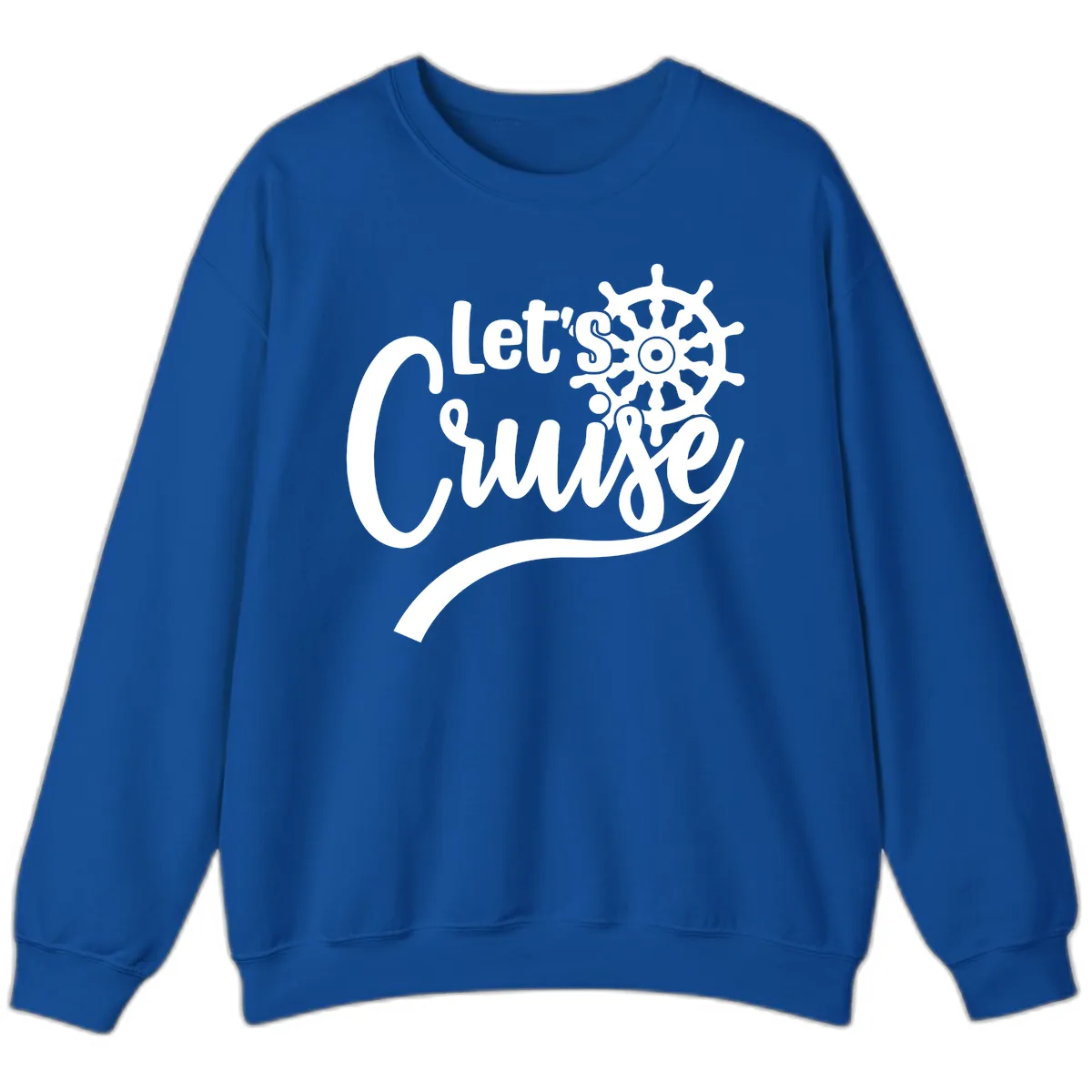 Let's So Swig Sweatshirt in Royal