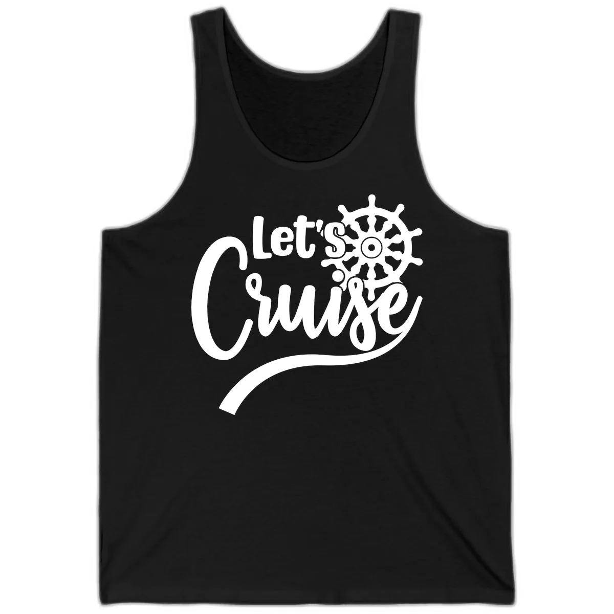 Let's So Swig Tank in Black