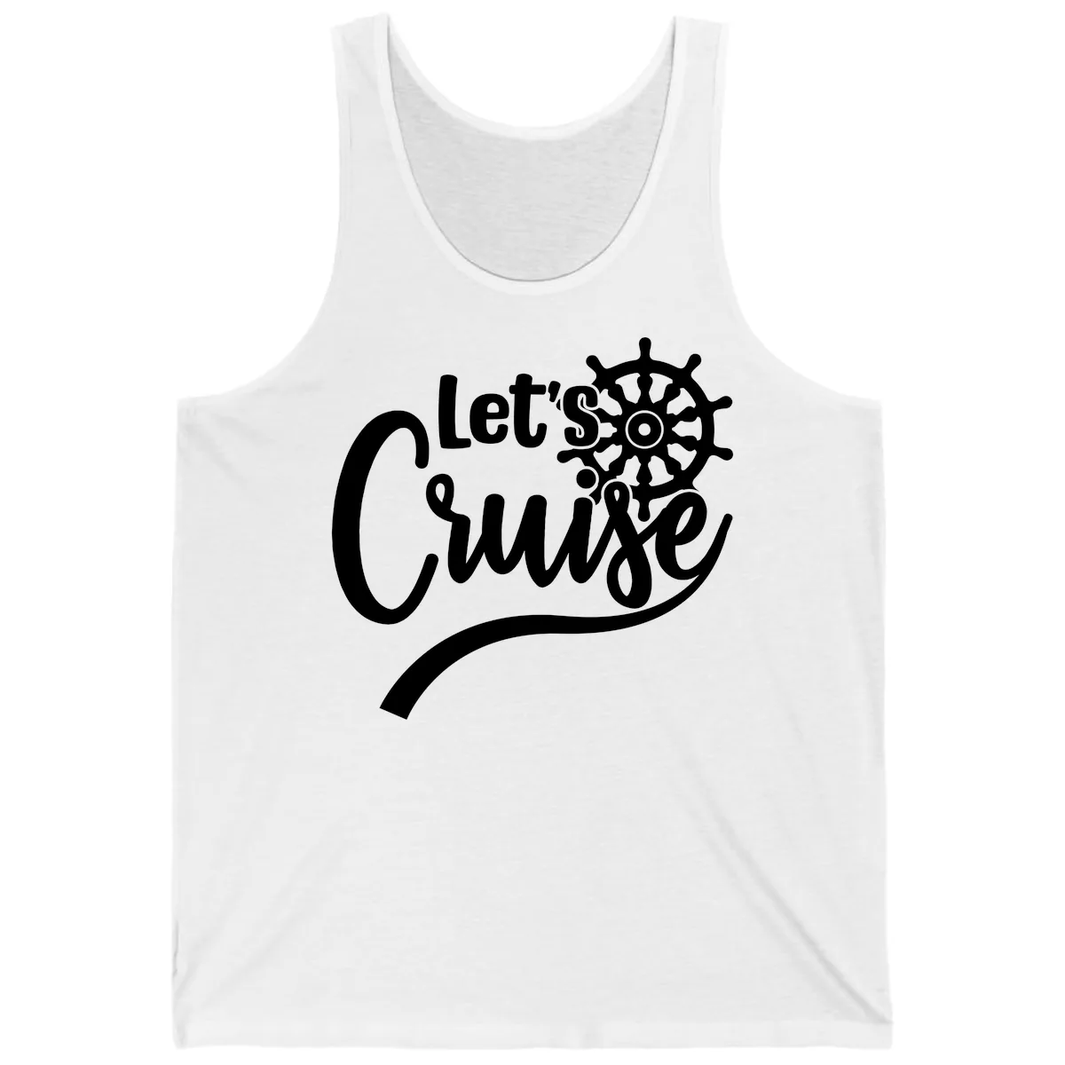 Let's So Swig Tank in White