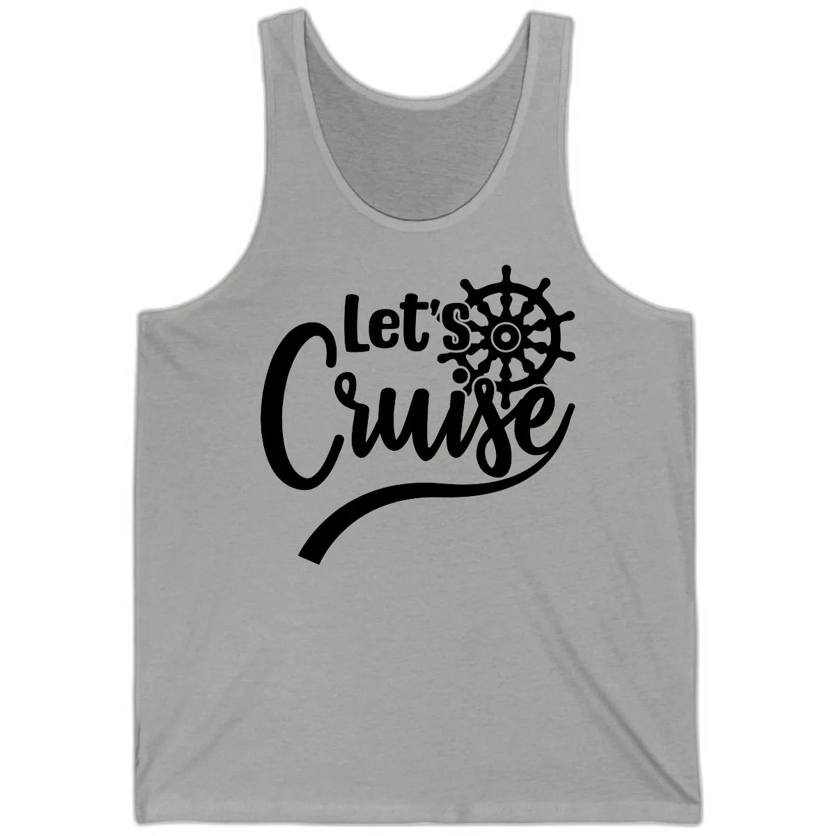Let's So Swig Tank in Athletic Heather