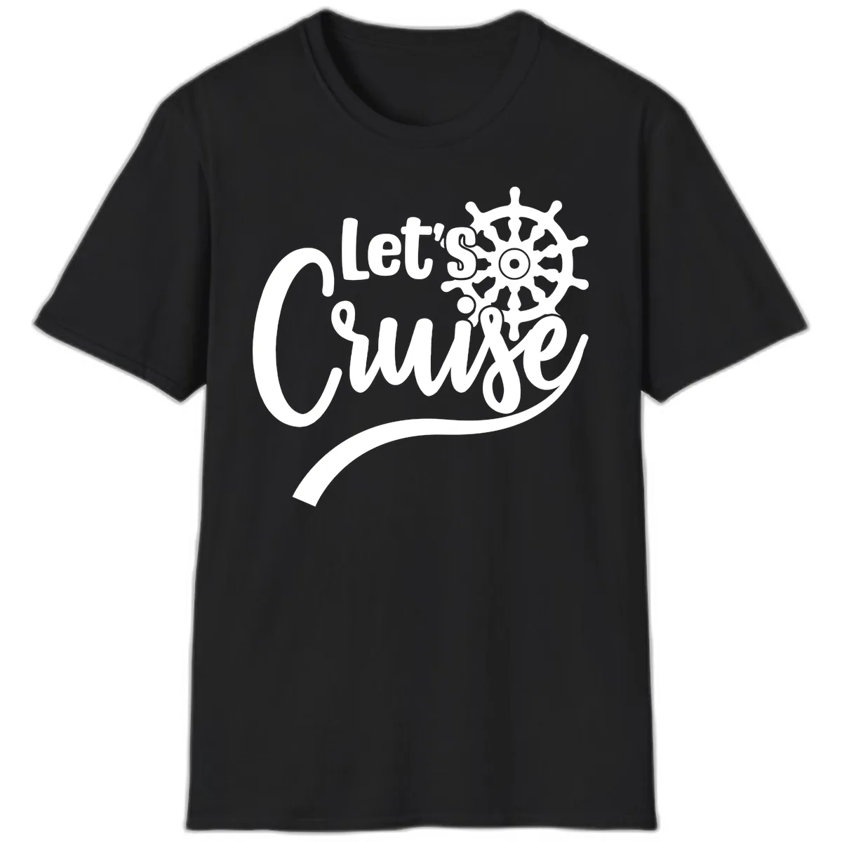 Let's So Swig T-Shirt in Black