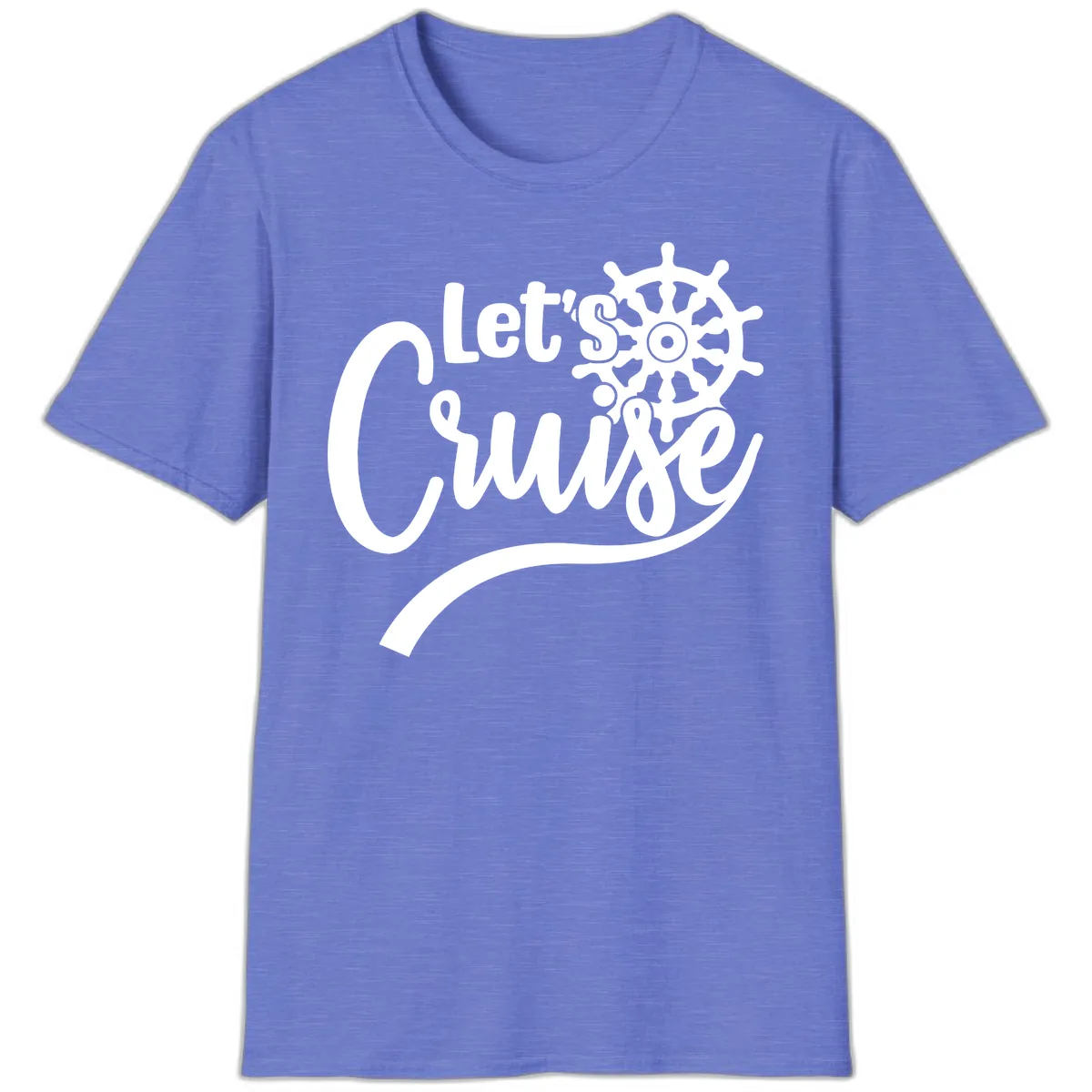 Let's So Swig T-Shirt in Heather Royal