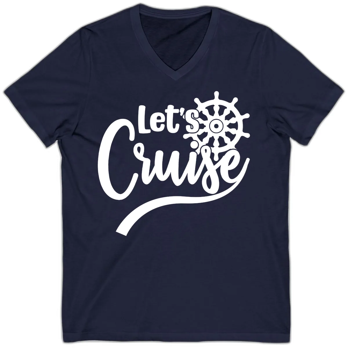 Let's So Swig V-Neck in Navy
