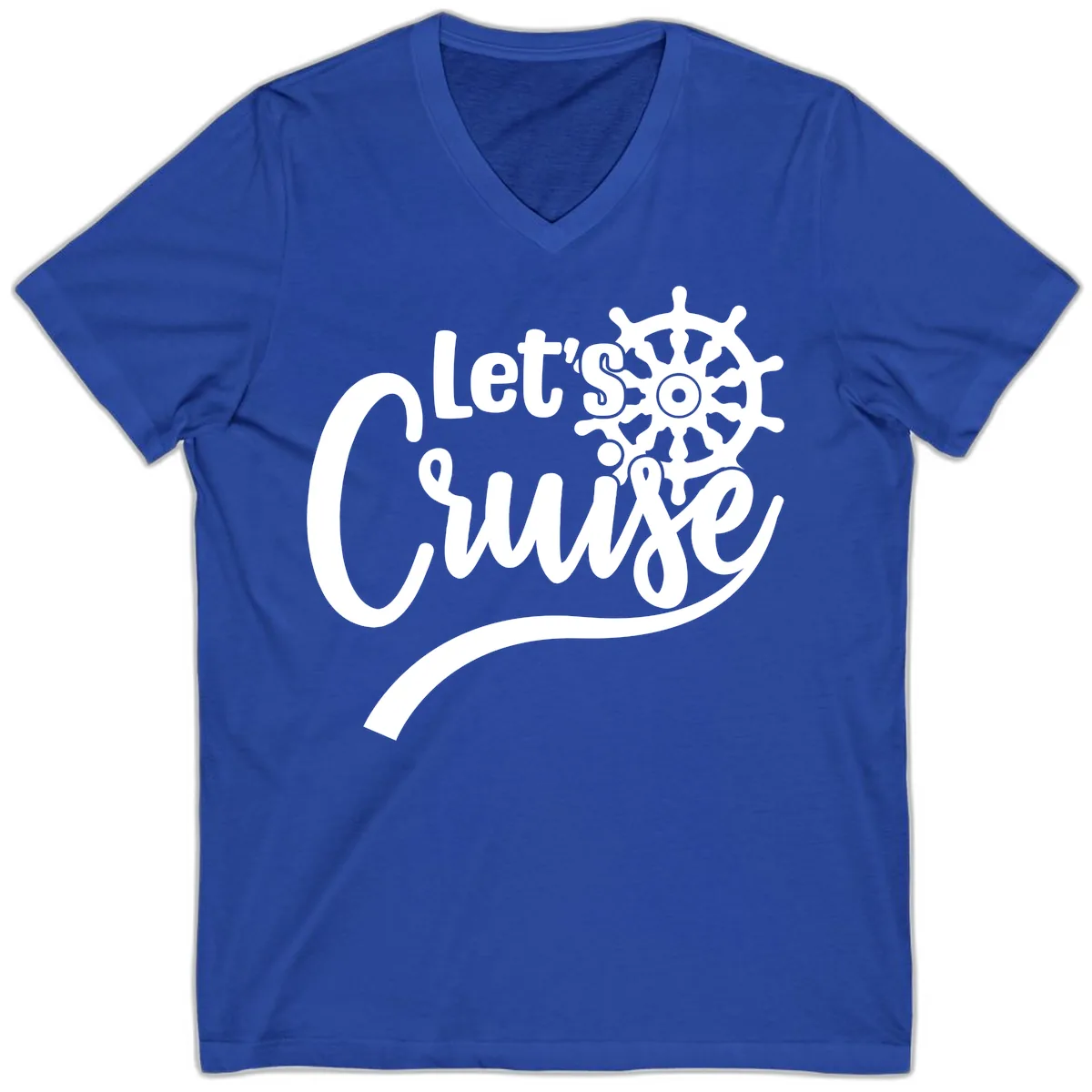 Let's So Swig V-Neck in True Royal