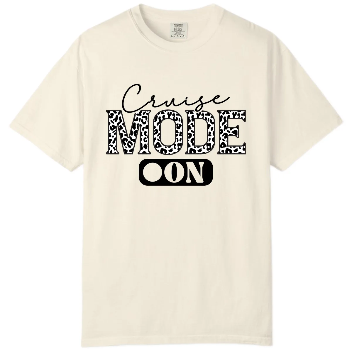 Cruise Mood Leopard Print Comfort Color in Ivory